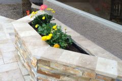 Milagro Ave Remodel Raised Flower Bed